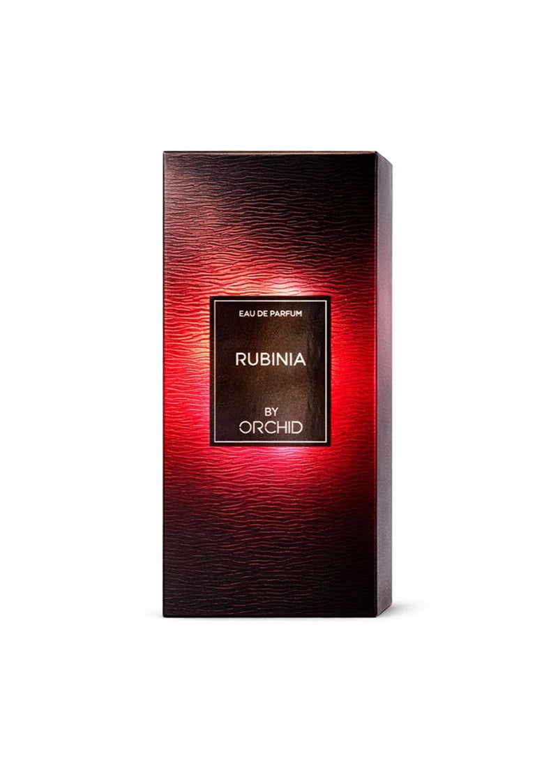 Orchid Rubinia Pure Femme Eau de Parfum 100ml for Women | Long Lasting Sweet Floral Gourmand Perfume with Blood Orange, Gardenia, Honey, Jasmine, Caramel & Patchouli - Image 5